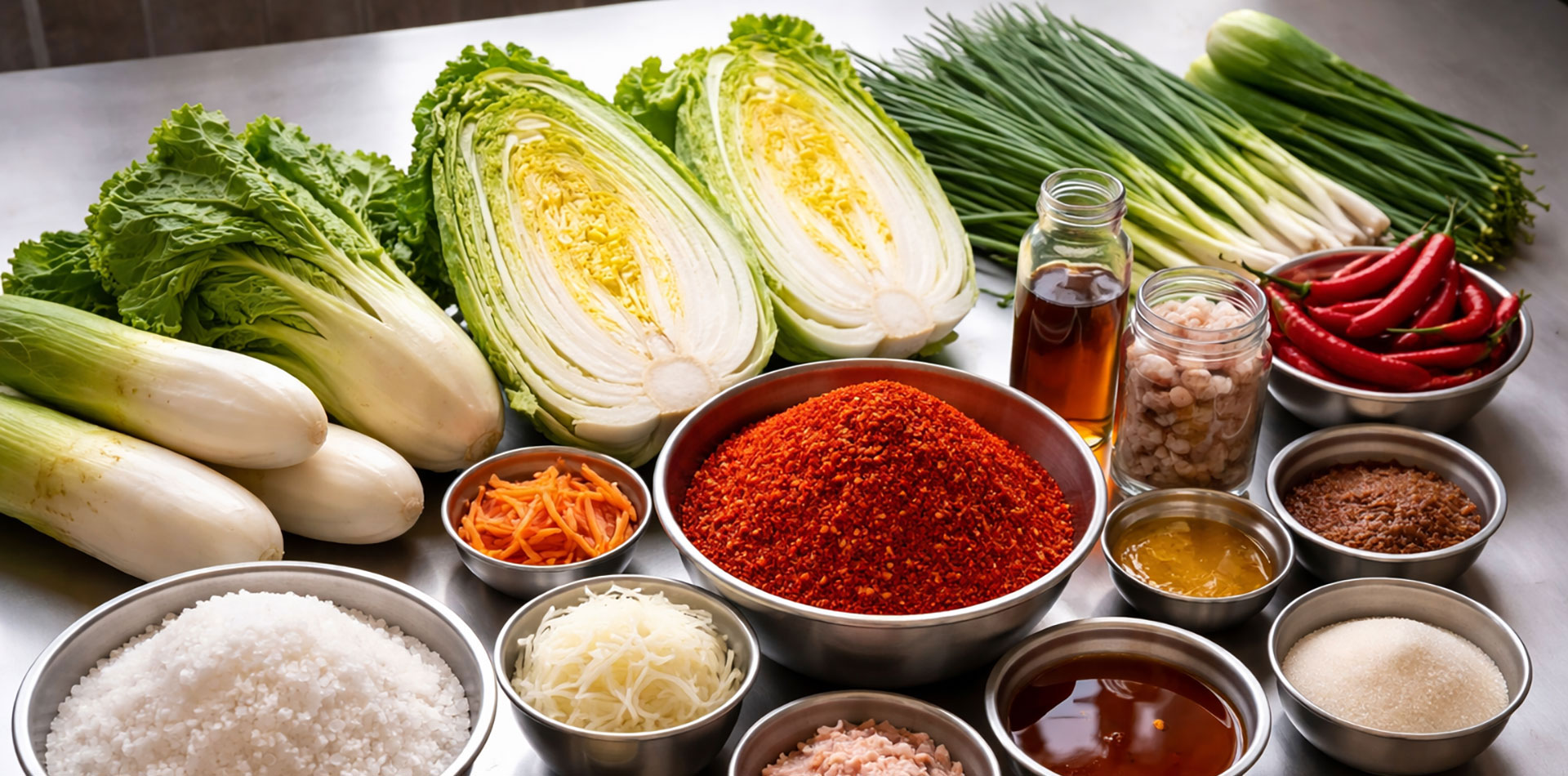 Kimchi ingredients